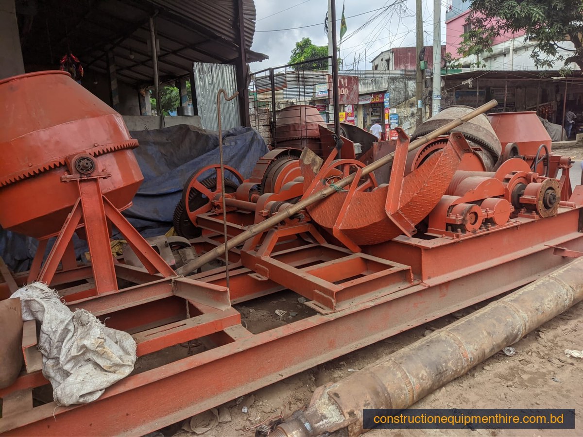 Construction equipment — yard overview