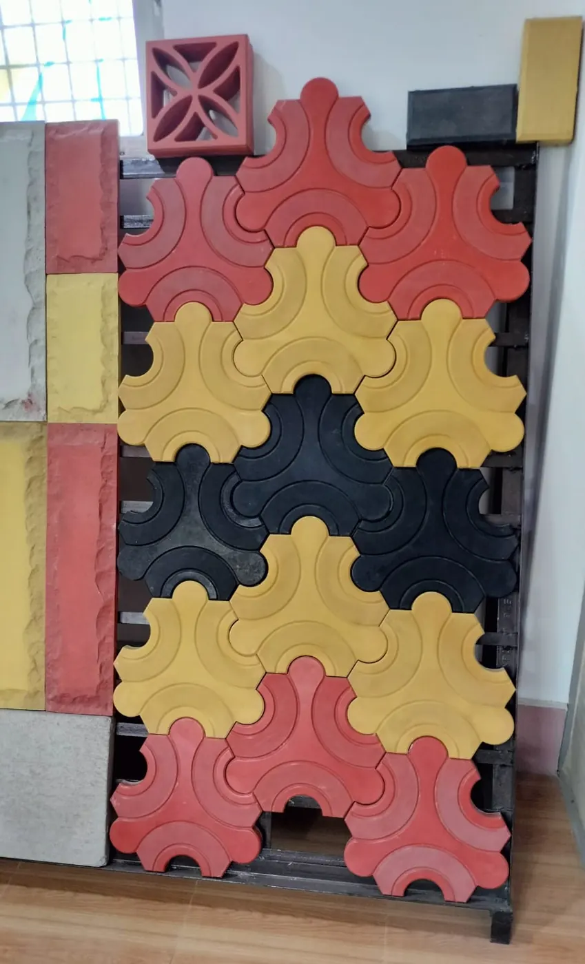 Splendour paver block display stand