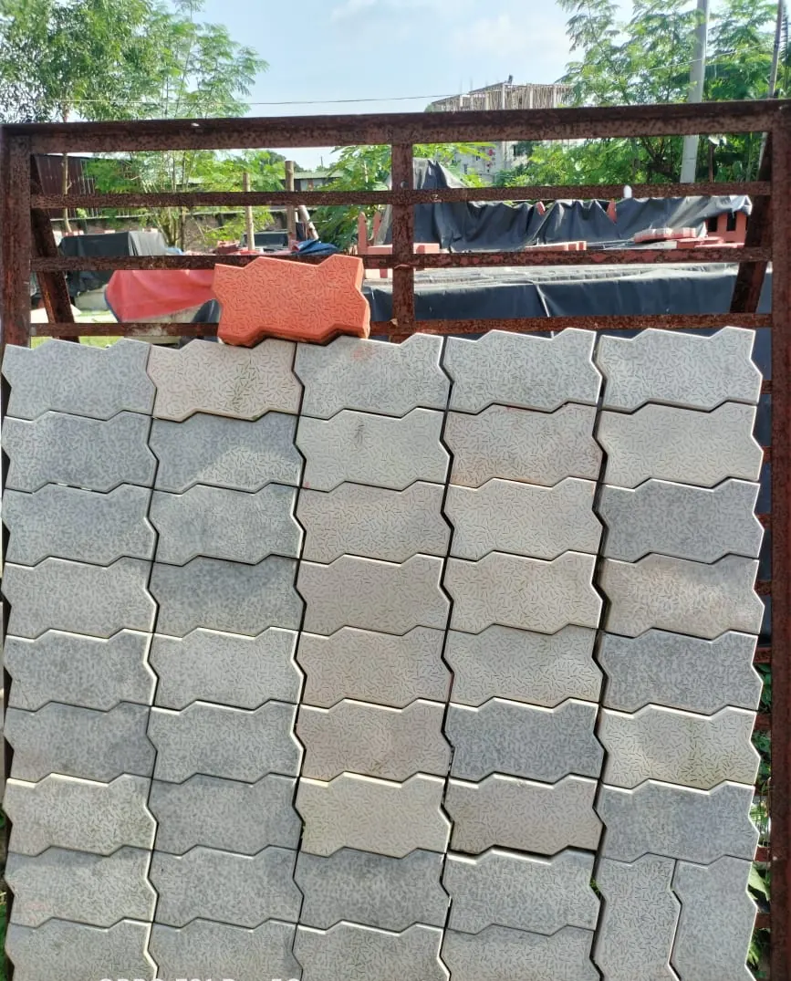 Uni block wall texture, close detail